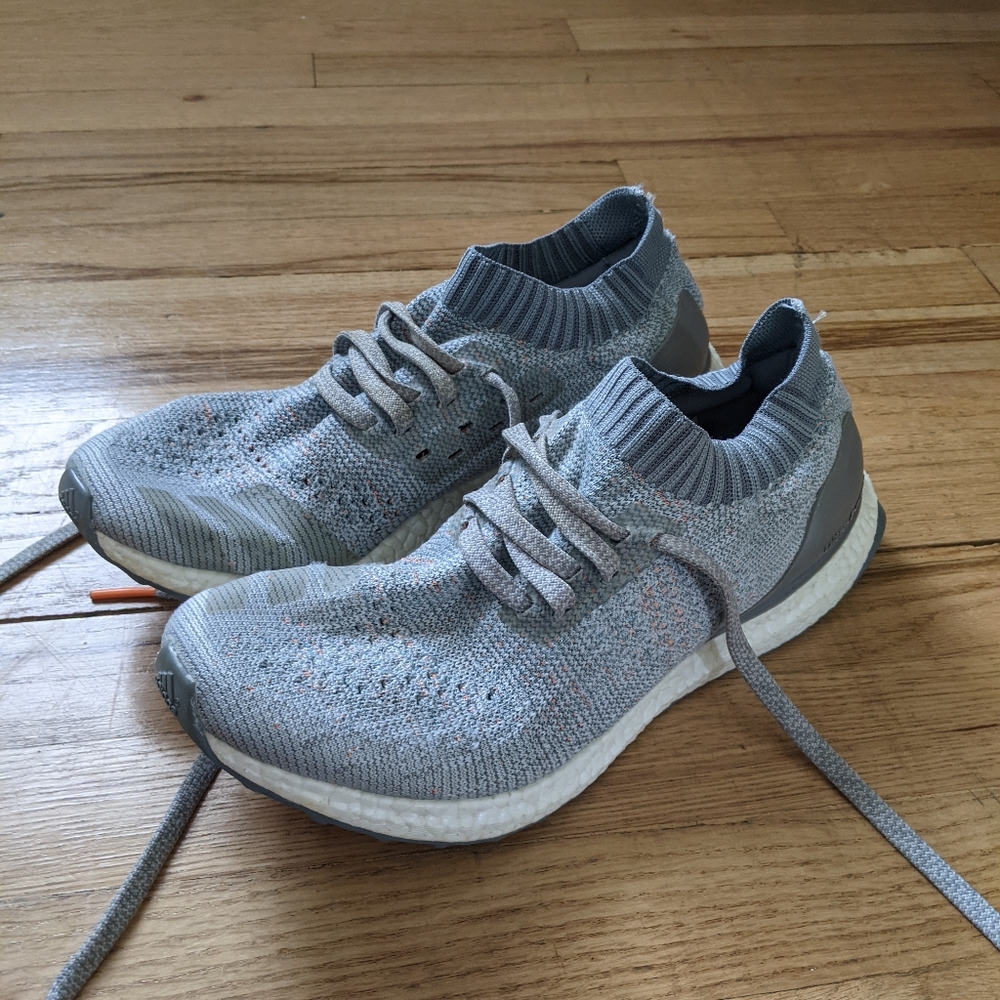 Adidas Grey Ultraboost Uncaged Size 9.5